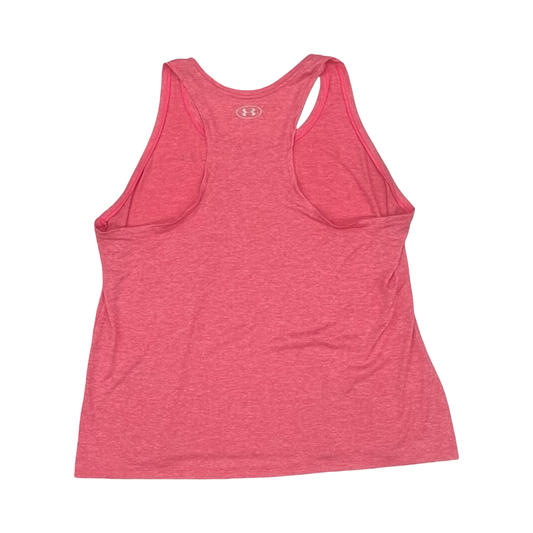 Athletic Tank Top By Under Armour In Pink, Size:1X