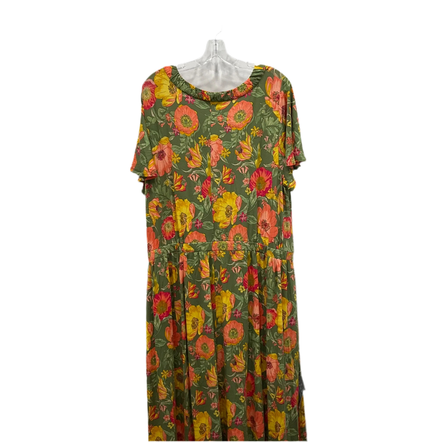 Dress Casual Maxi By Lane Bryant In Green, Size: 26