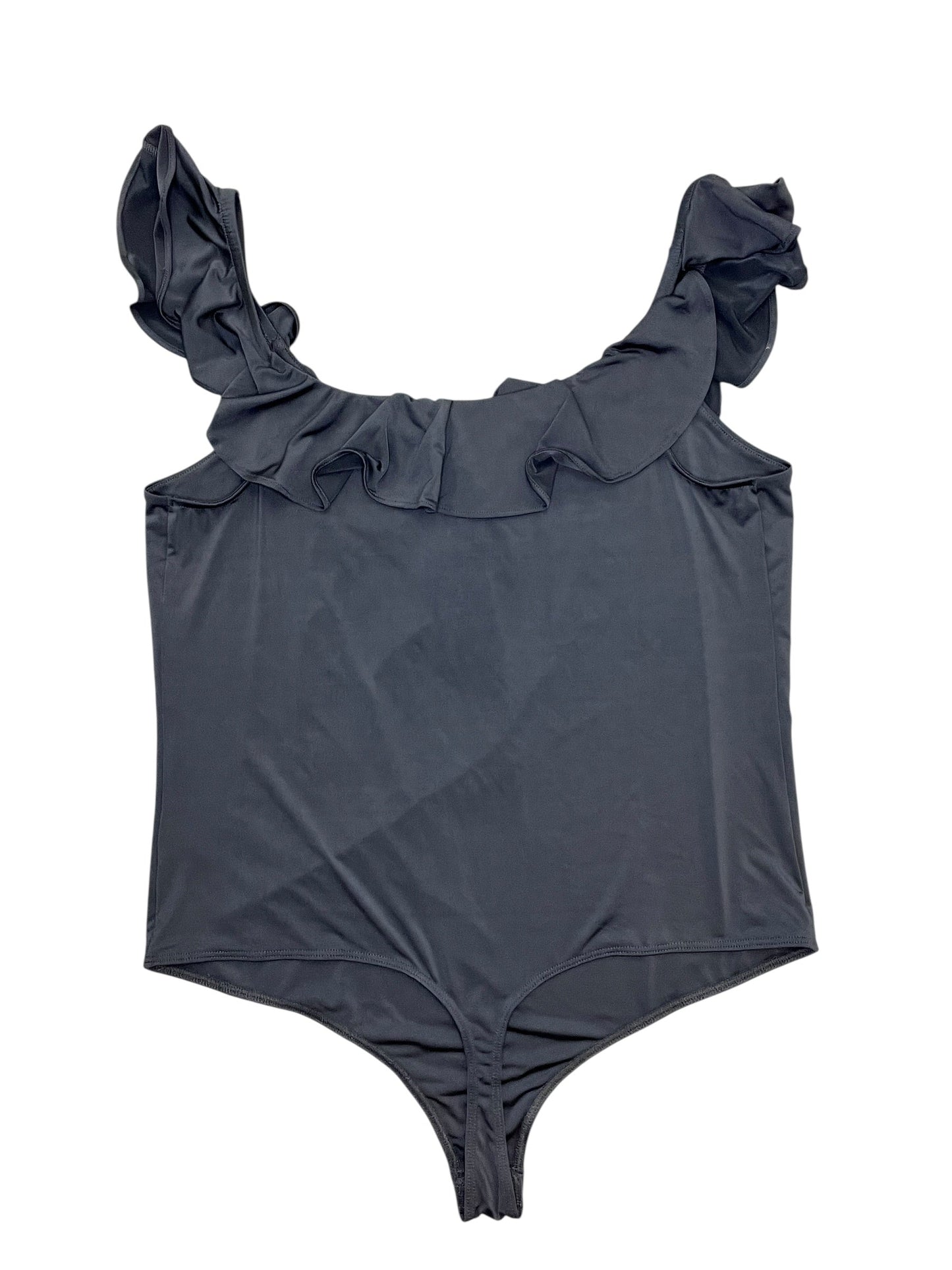 Bodysuit By Express In Grey, Size:Xl