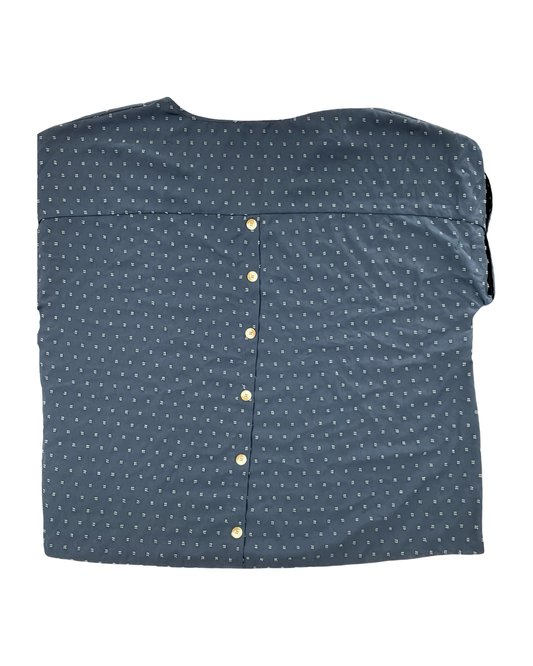 Top Sleeveless By Bloomchic In Navy, Size:4X