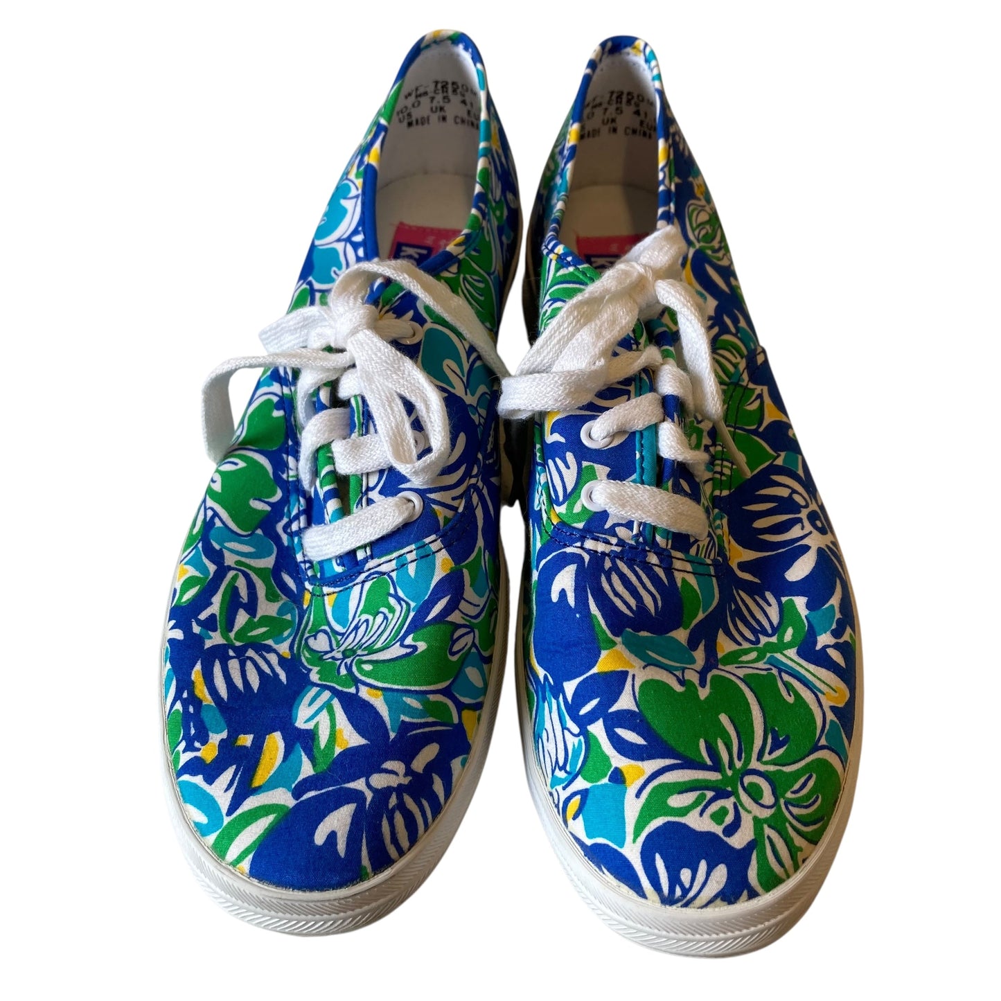 Shoes Designer By Lilly Pulitzer In Blue & Green, Size:10