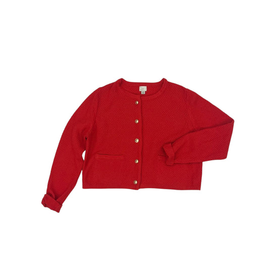 Sweater Cardigan By A New Day In Red, Size:M