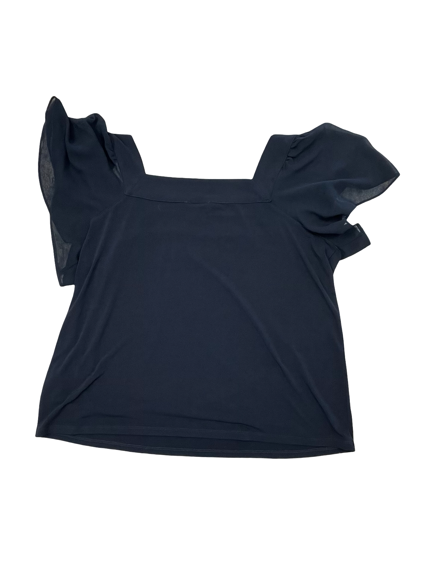 Top Ss By Calvin Klein In Black, Size:Xl