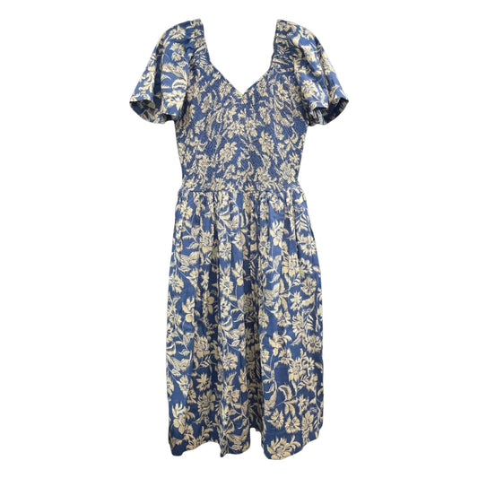 Dress Casual Midi By Lane Bryant In Blue, Size: Xl