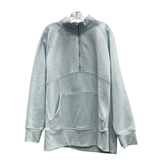 Athletic Sweatshirt Collar By Tek Gear In Blue, Size:1X