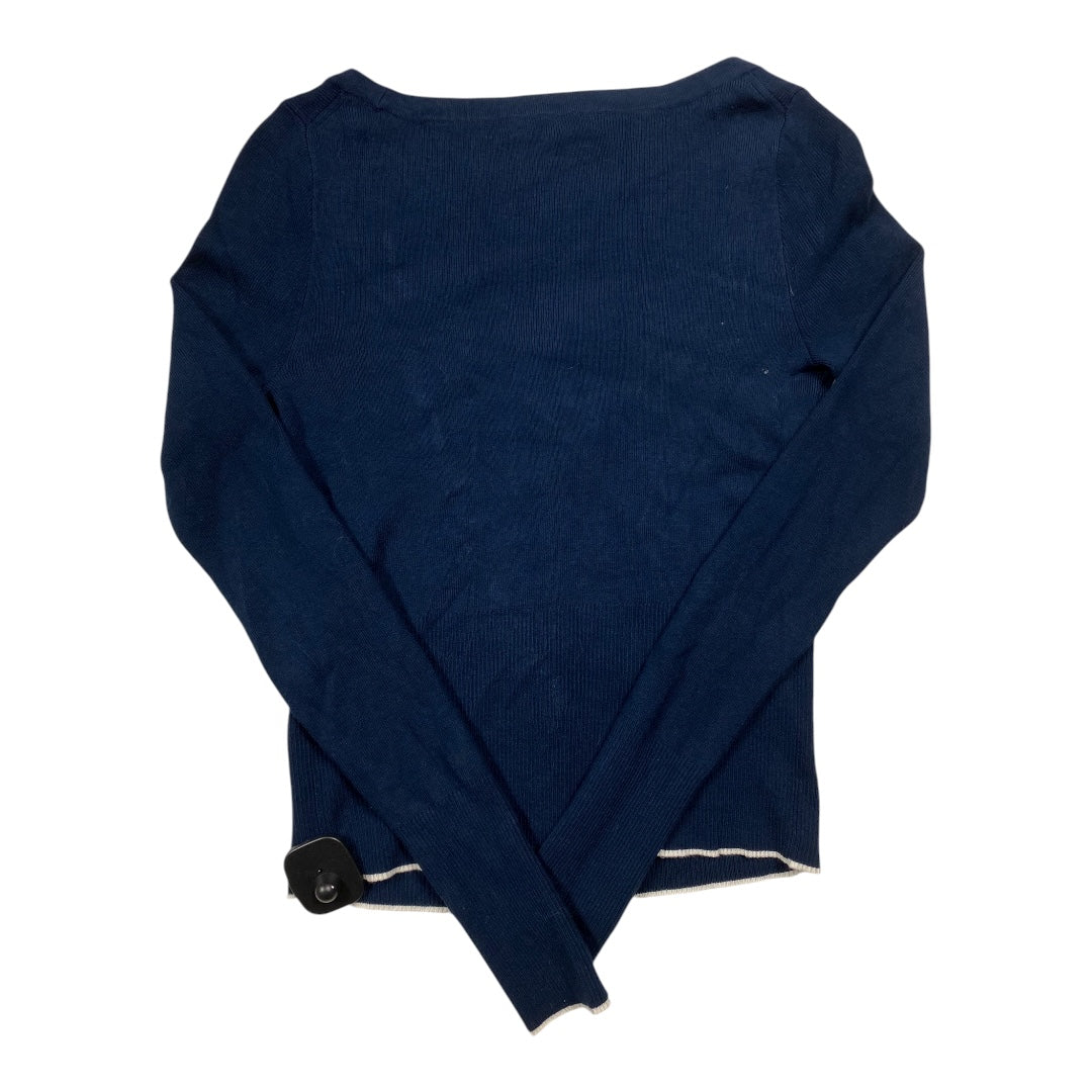 Sweater Cardigan By Madewell In Navy, Size:Xs