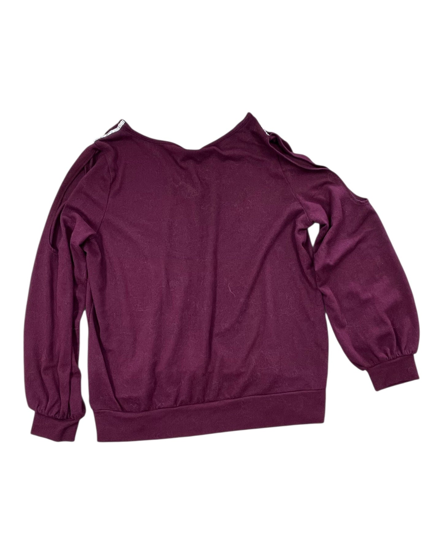 Top Ls By Retrology In Maroon, Size:M