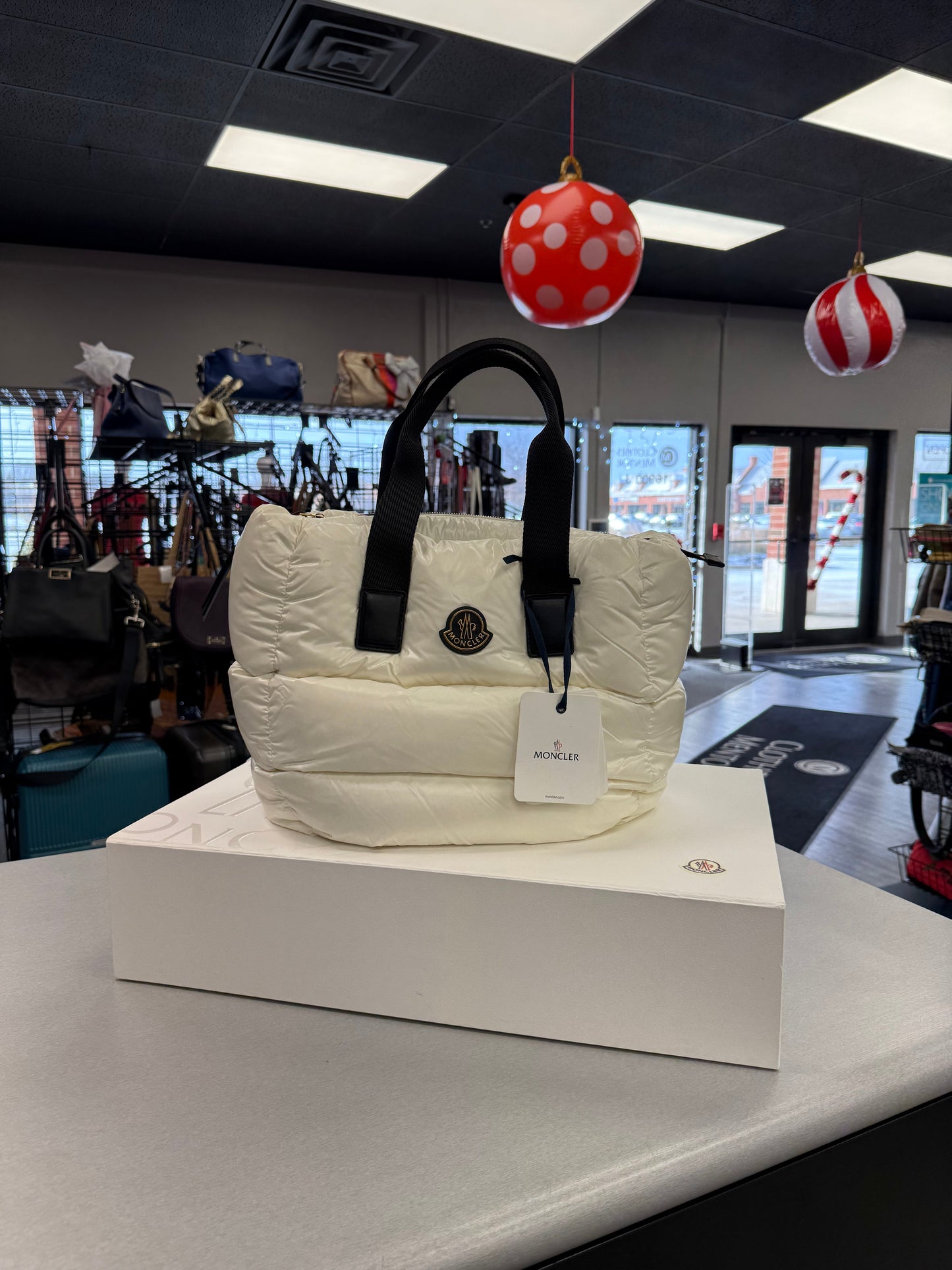 Handbag Luxury Designer By Moncler, Size: Large