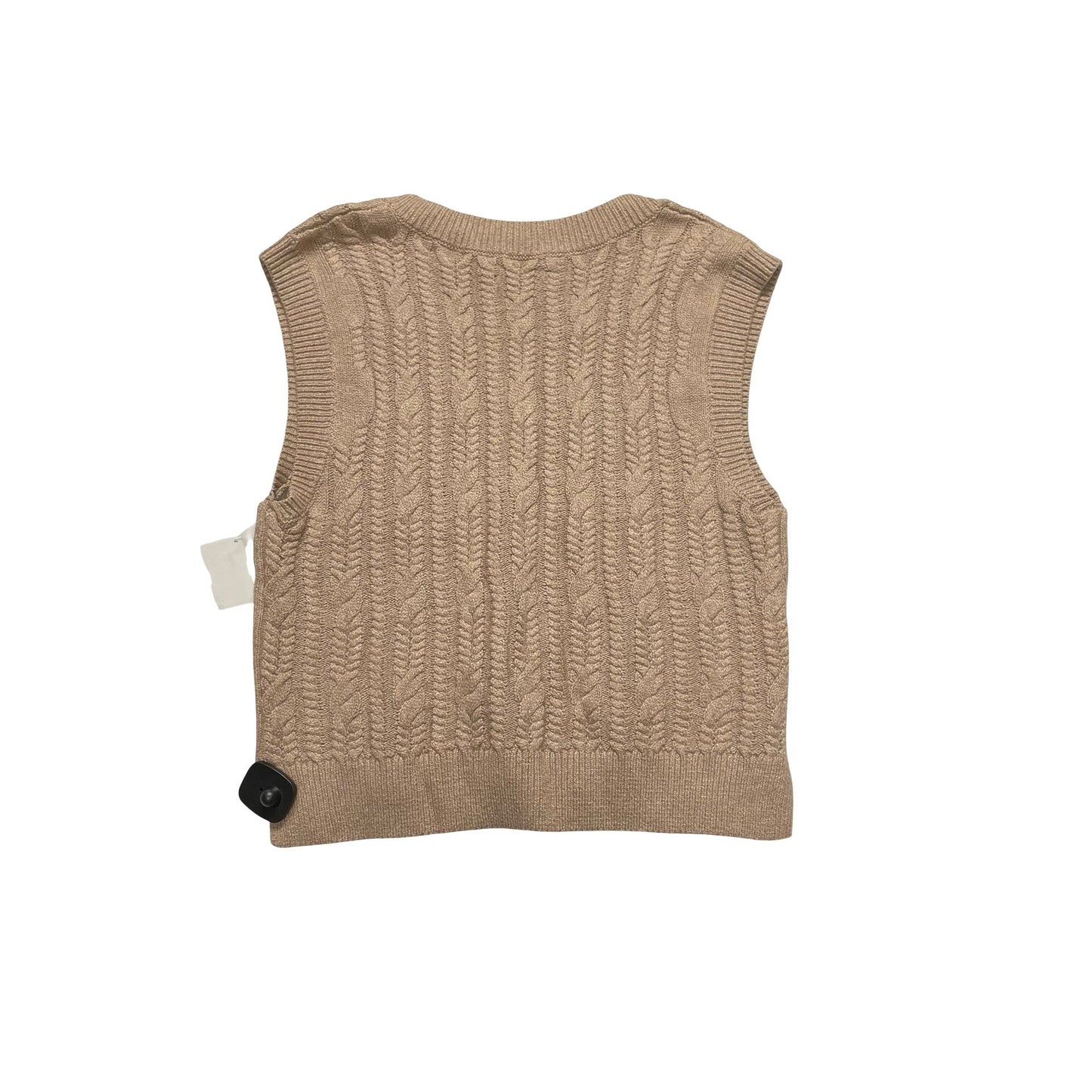 Vest Sweater By Abercrombie And Fitch In Brown, Size:M