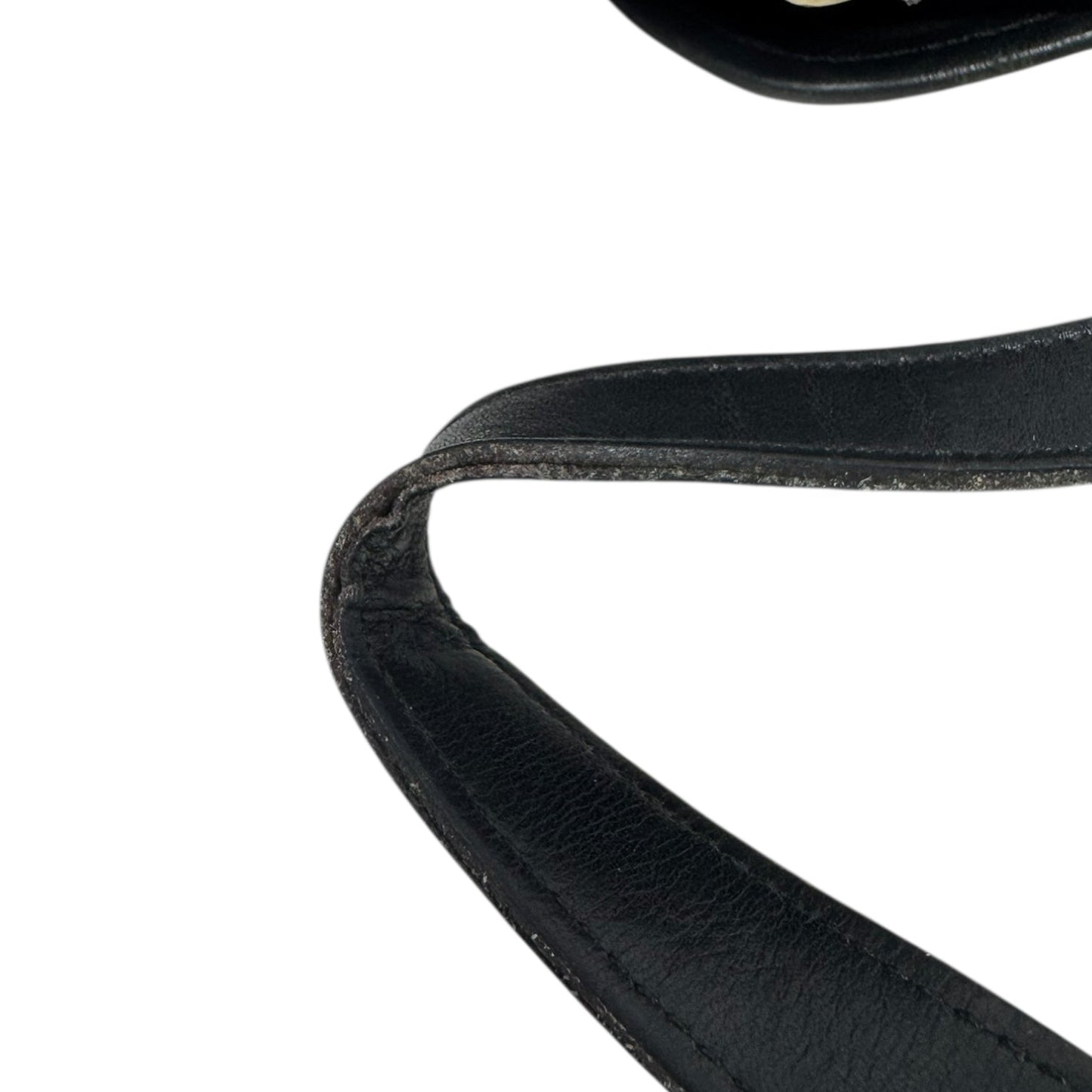 AS IS Vintage Leather Crossbody Handbag Designer By Coach, Size: Small