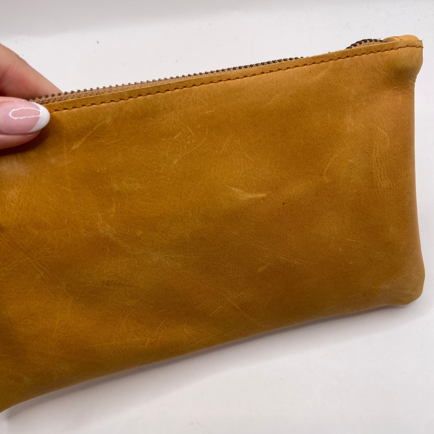 Wristlet Leather By Able, Size: Medium