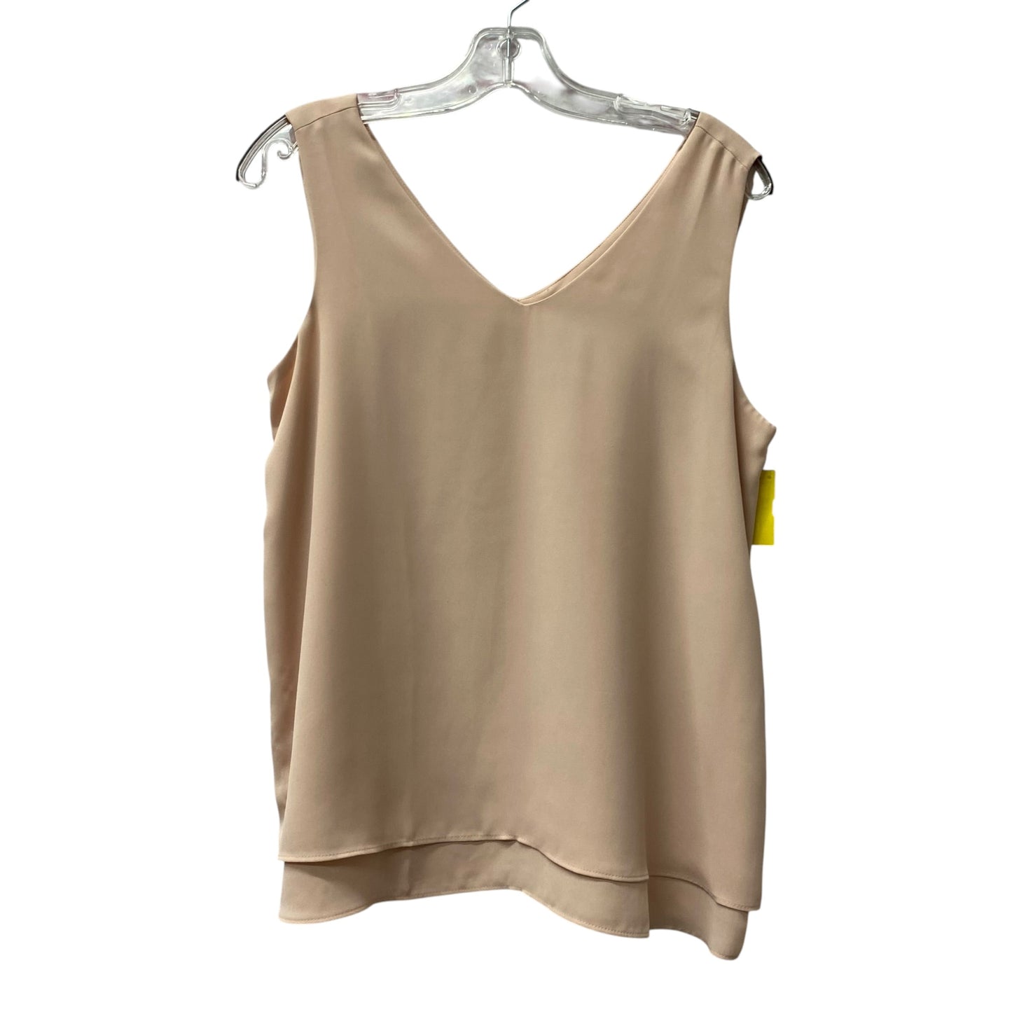 Top Sleeveless By Ann Taylor In Pink, Size:S