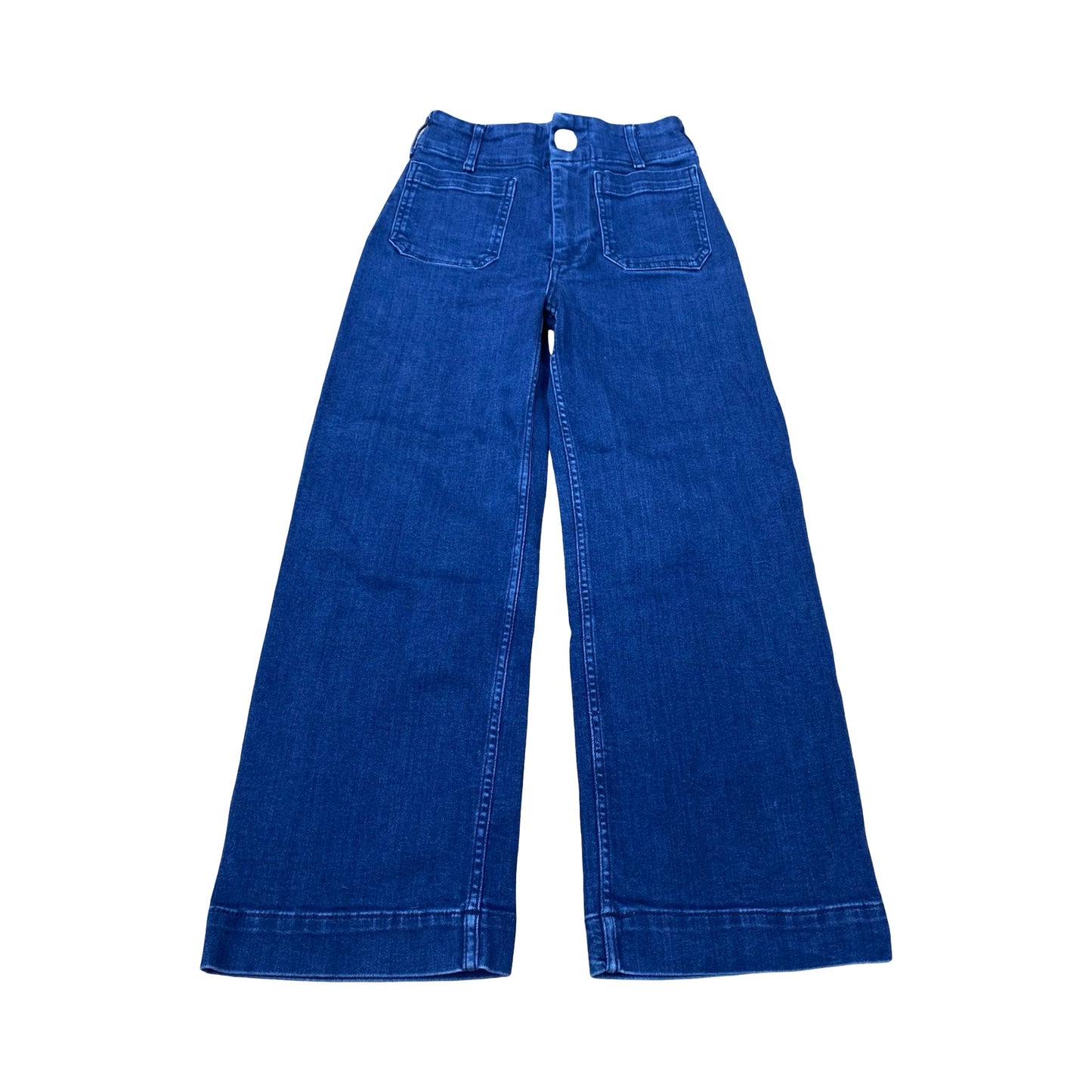 Jeans Straight By Maeve In Blue Denim, Size:0
