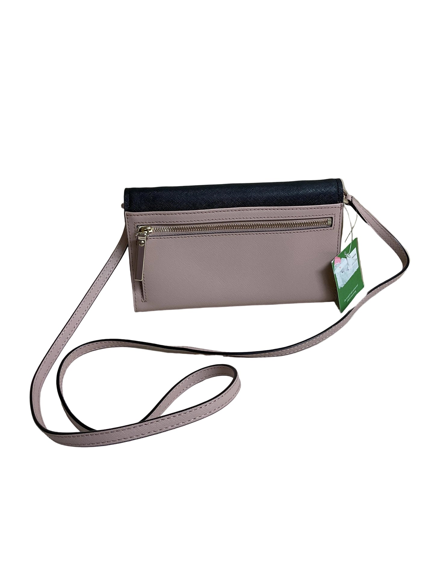 Crossbody Designer By Kate Spade In Black & Pink, Size:Small