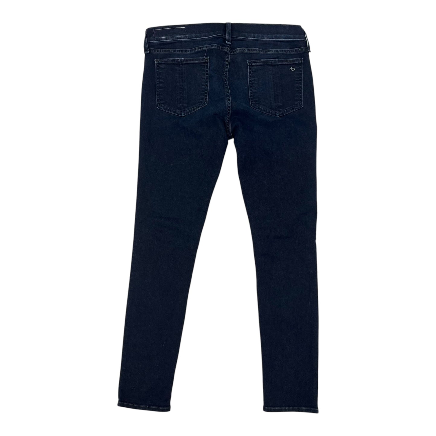 Jeans Cropped By Rag & Bones Jeans In Blue Denim, Size:12
