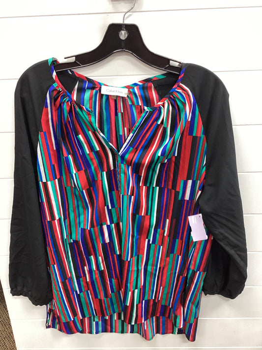 Top Ls By Calvin Klein In Multi, Size:Xl