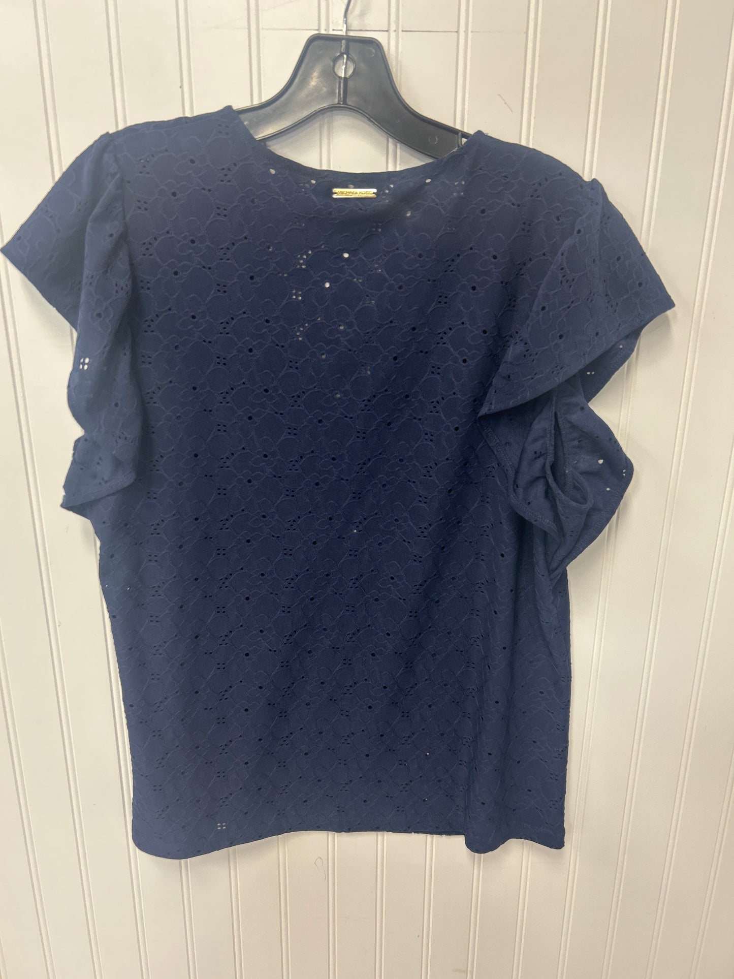 Top Ss By Michael By Michael Kors In Navy, Size:L
