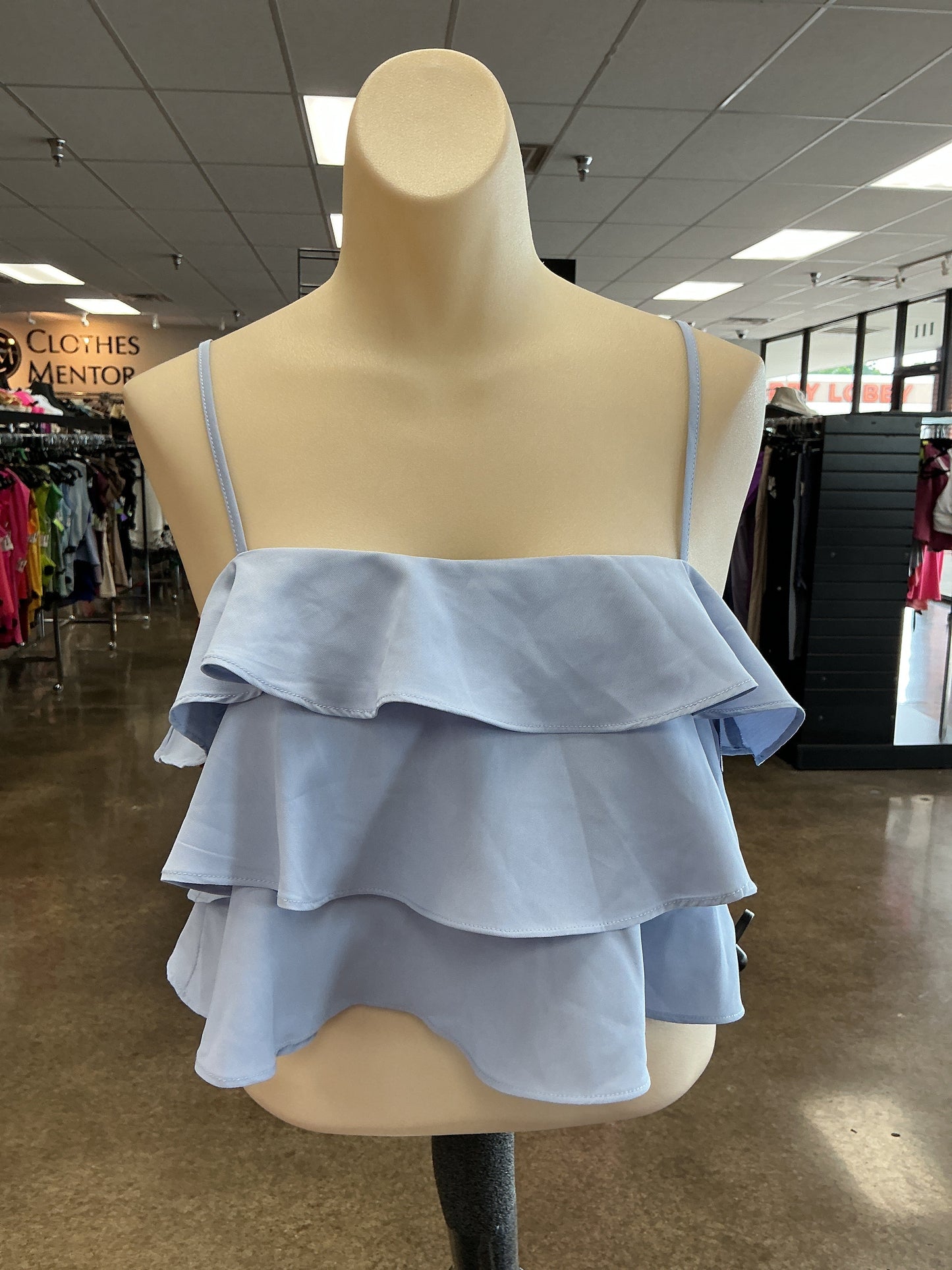 Top Sleeveless By Cloud Ten In Blue, Size:M
