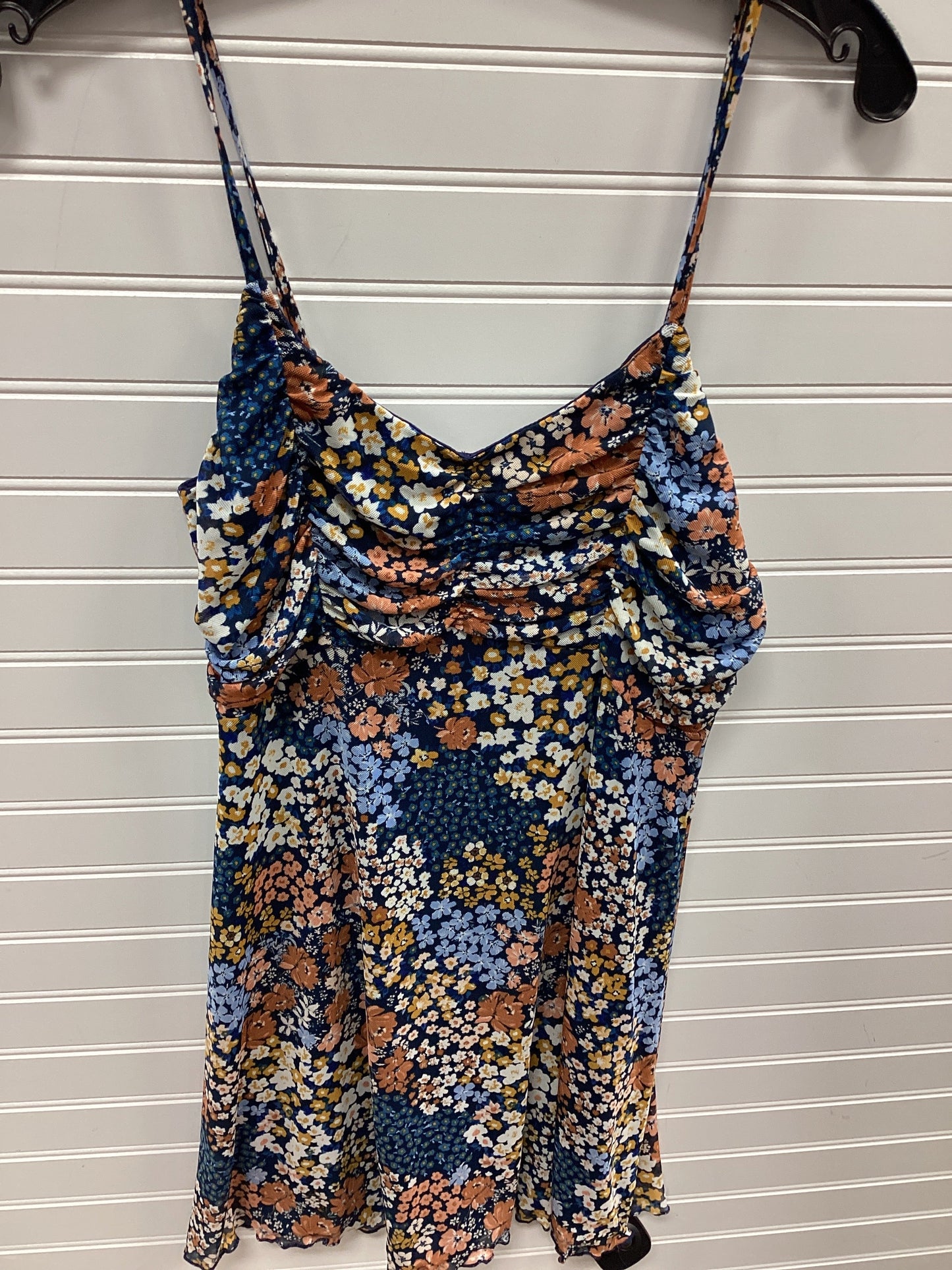 Dress Casual Short By Originality In Navy, Size:S