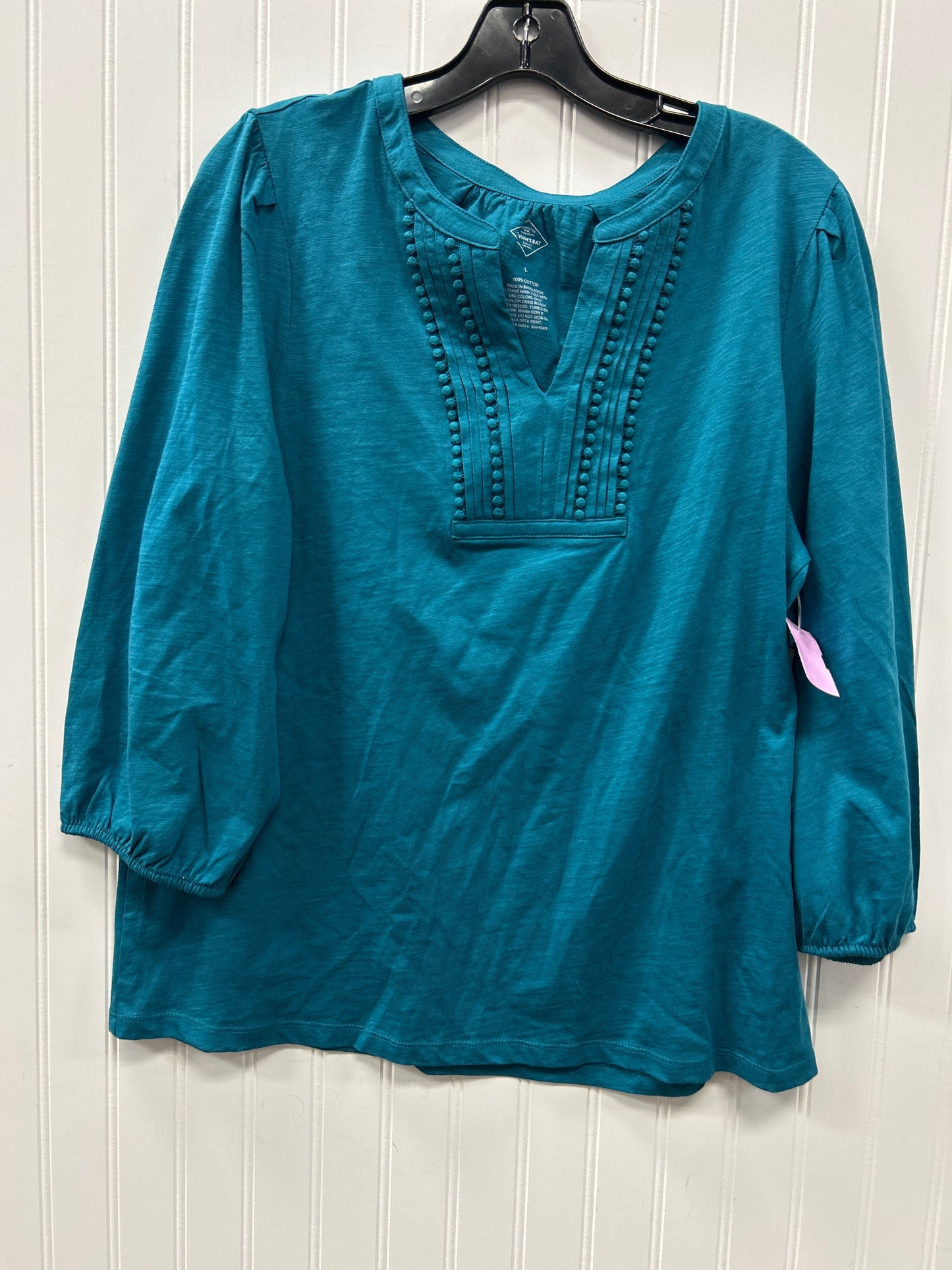 Top Ls By St Johns Bay In Teal, Size:L