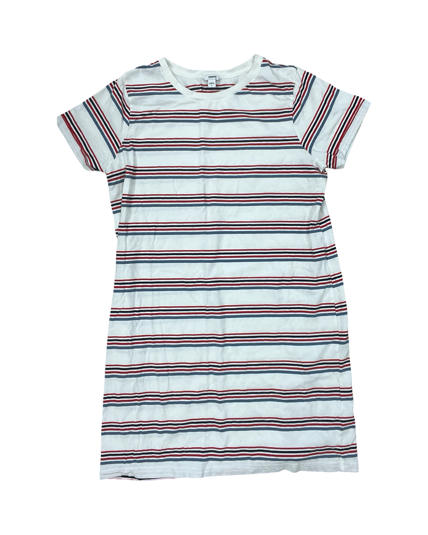 Dress Casual Midi By Sonoma In White, Size:L