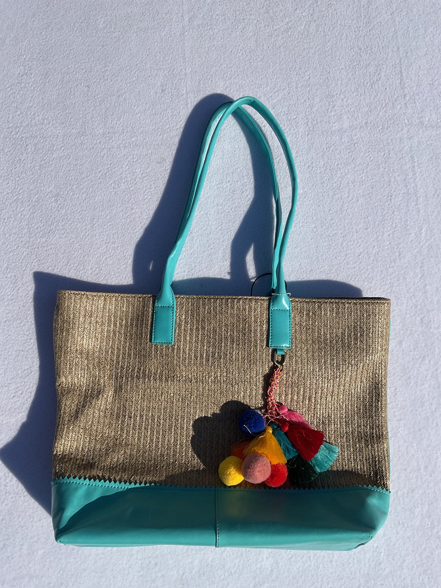 Tote By Hobo Intl In Blue & Tan, Size:Medium