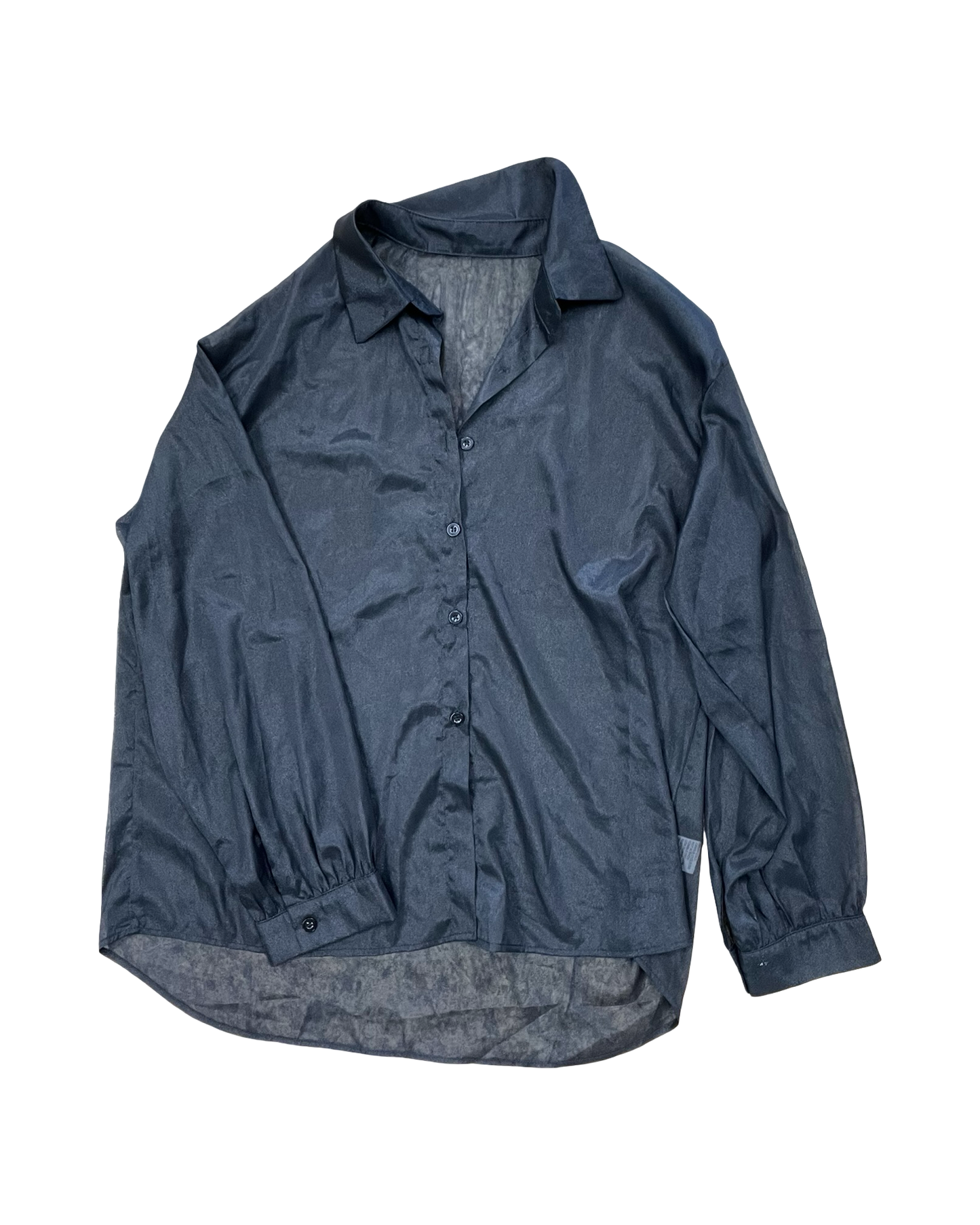Blouse Ls By Clothes Mentor In Black, Size:Xl
