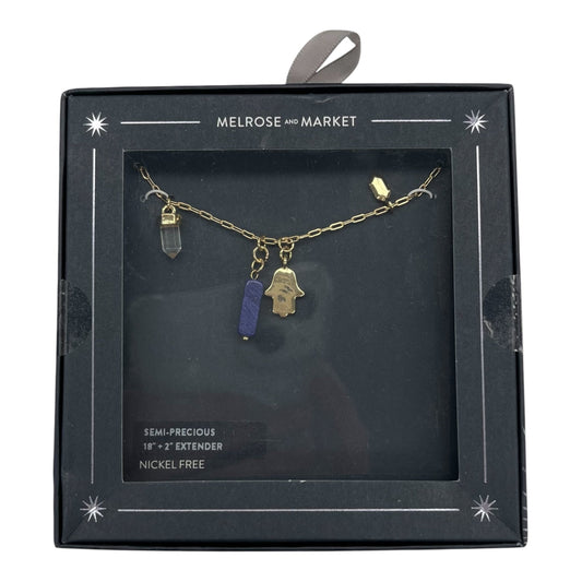 Necklace Charm By Cme In Blue & Gold
