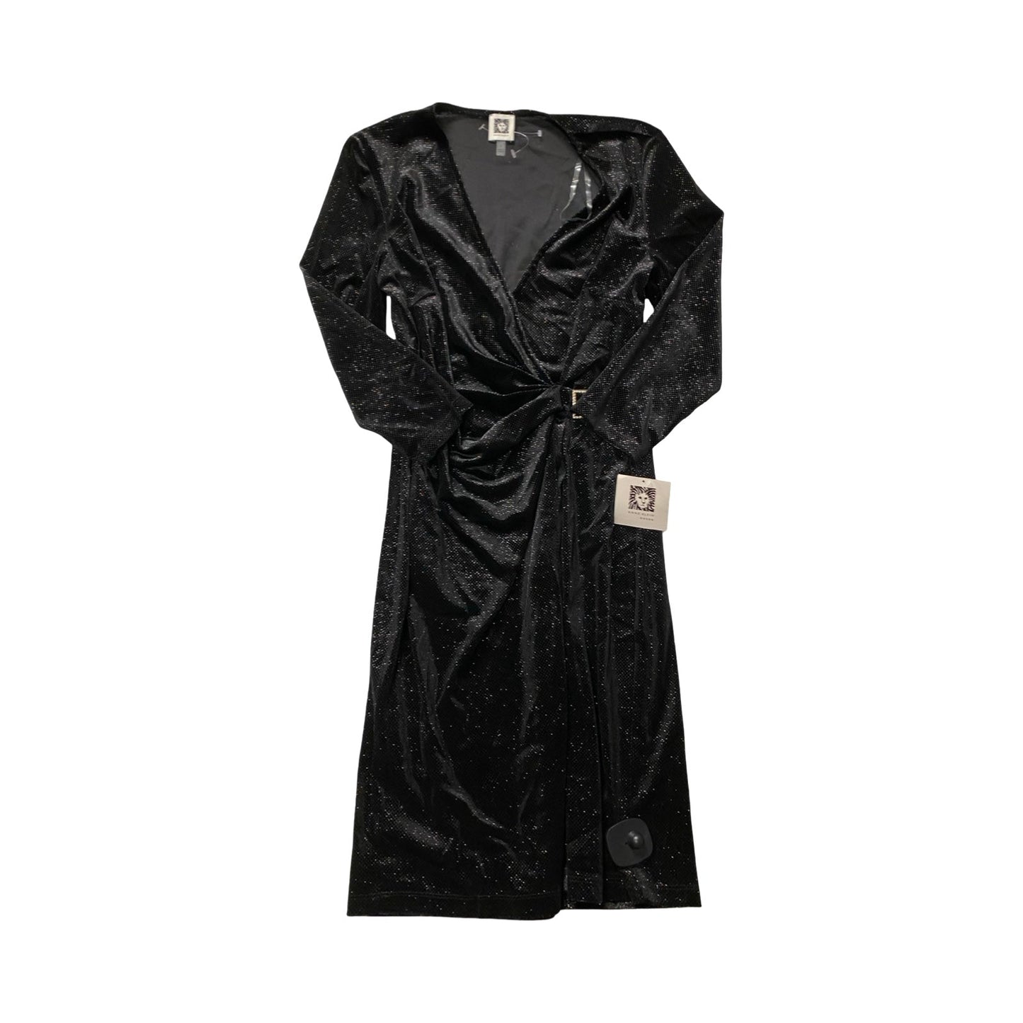 Dress Party Midi By Anne Klein In Black, Size:6