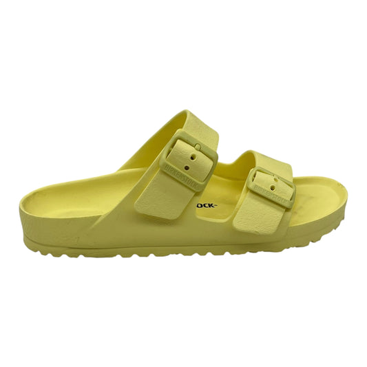Sandals Flats By Birkenstock In Yellow, Size:7