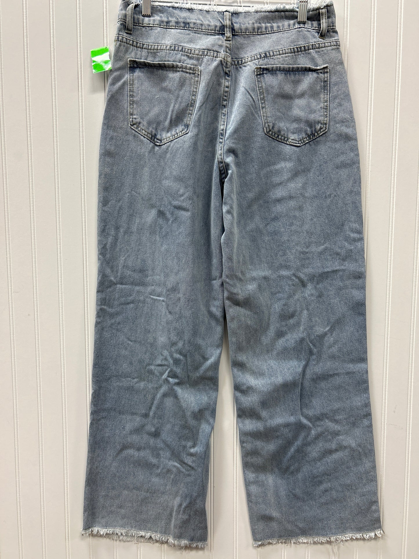 Jeans Wide Leg By Clothes Mentor In Blue Denim, Size:10