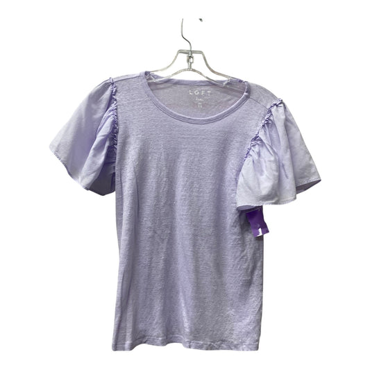 Top Ss By Loft In Purple, Size:Xs