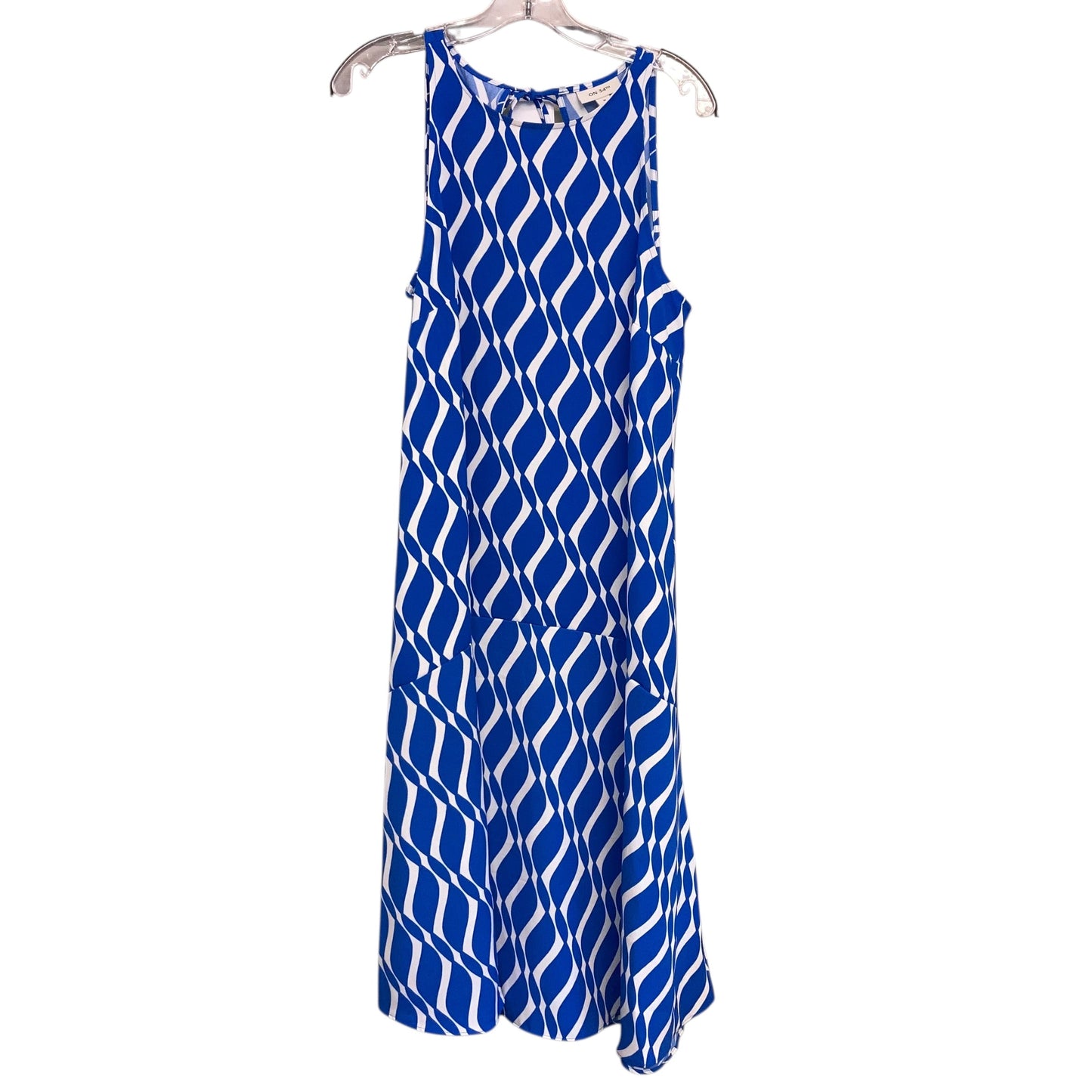 Dress Casual Maxi By On 34Th In Blue & White, Size:M
