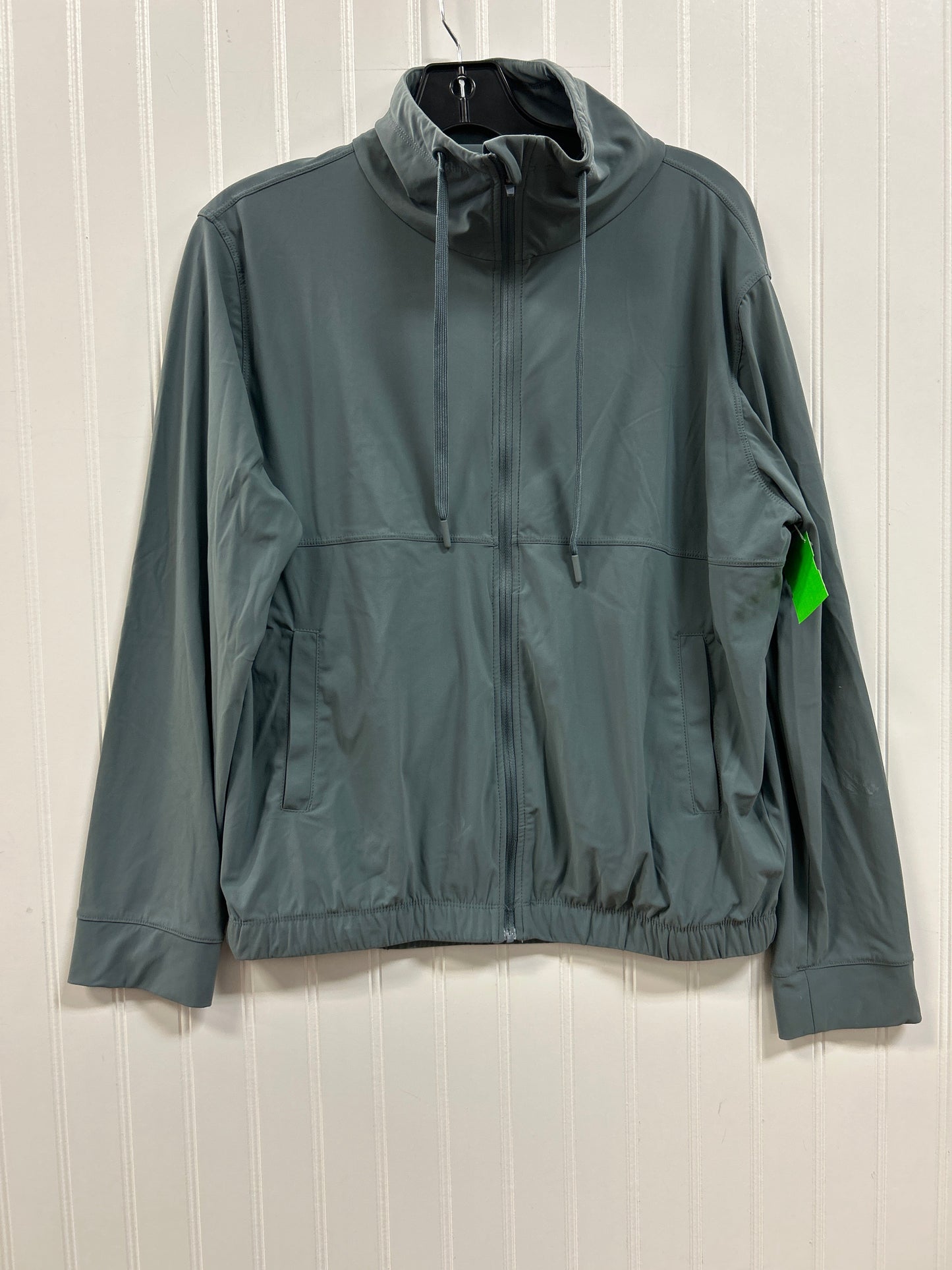 Athletic Jacket By Kirkland In Grey, Size:S