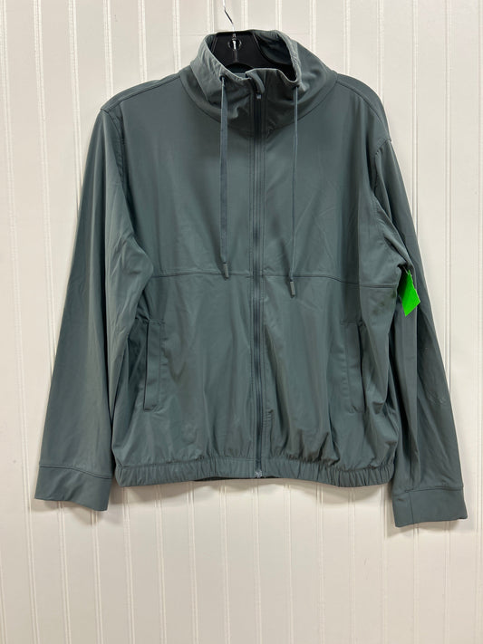 Athletic Jacket By Kirkland In Grey, Size:S