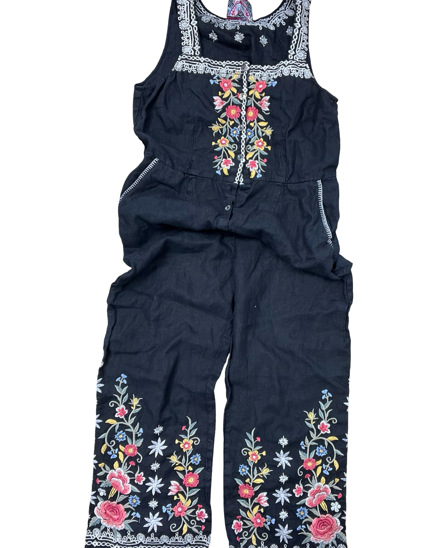 Jumpsuit By Johnny Was In Black, Size:S