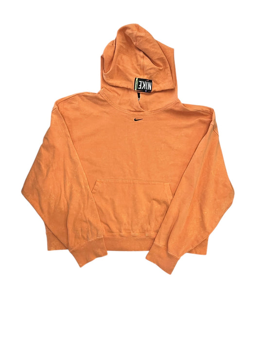 Athletic Top Ls Hoodie By Nike Apparel In Orange, Size:M
