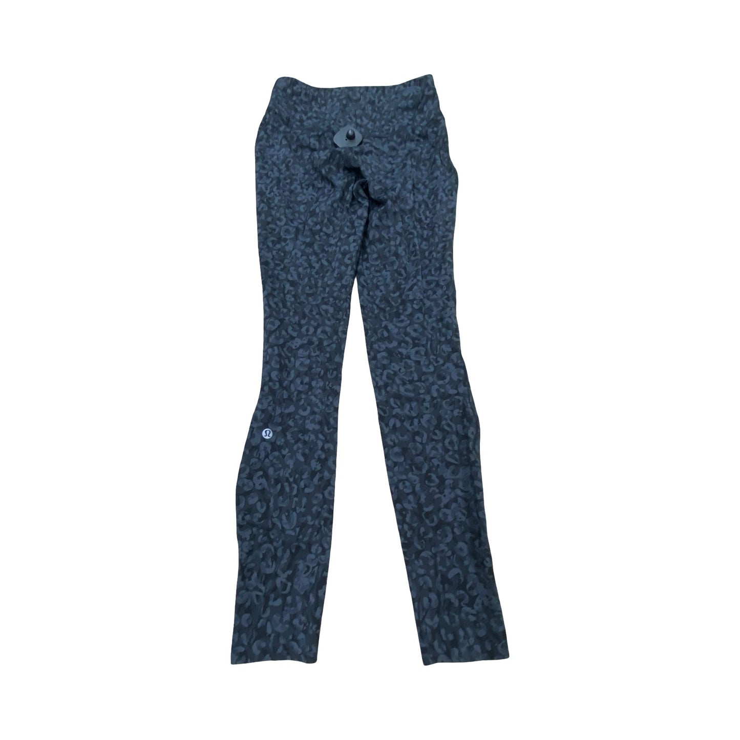 Athletic Leggings By Lululemon In Black & Grey, Size:6