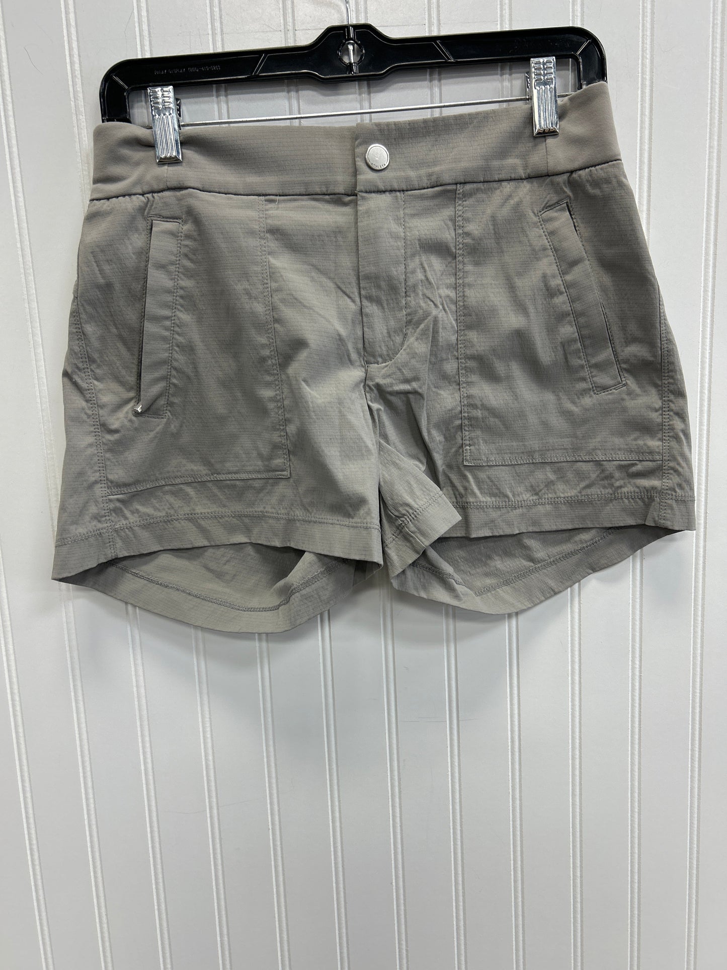 Athletic Shorts By Athleta In Grey, Size:4
