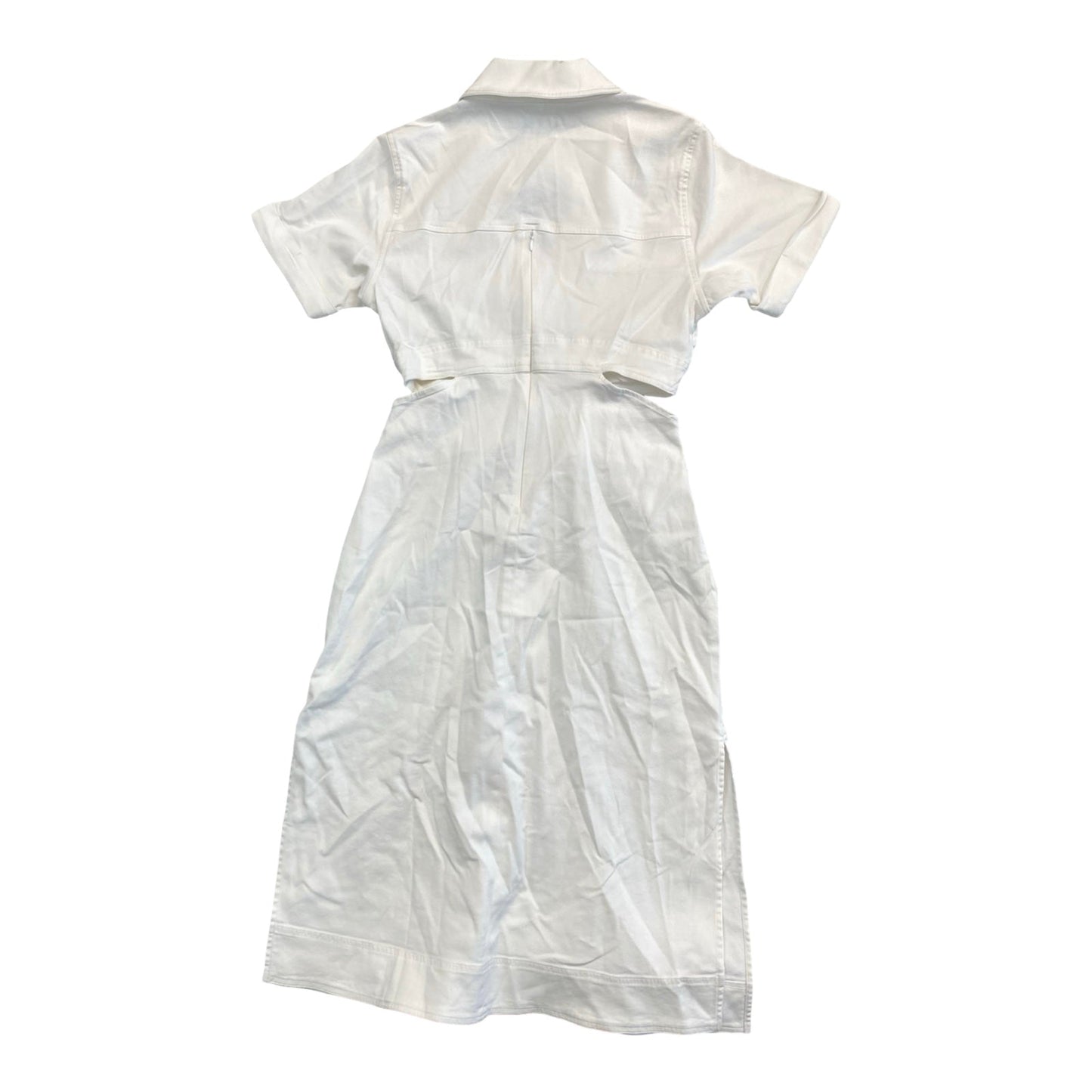 Dress Casual Maxi By Cmc In White, Size:L
