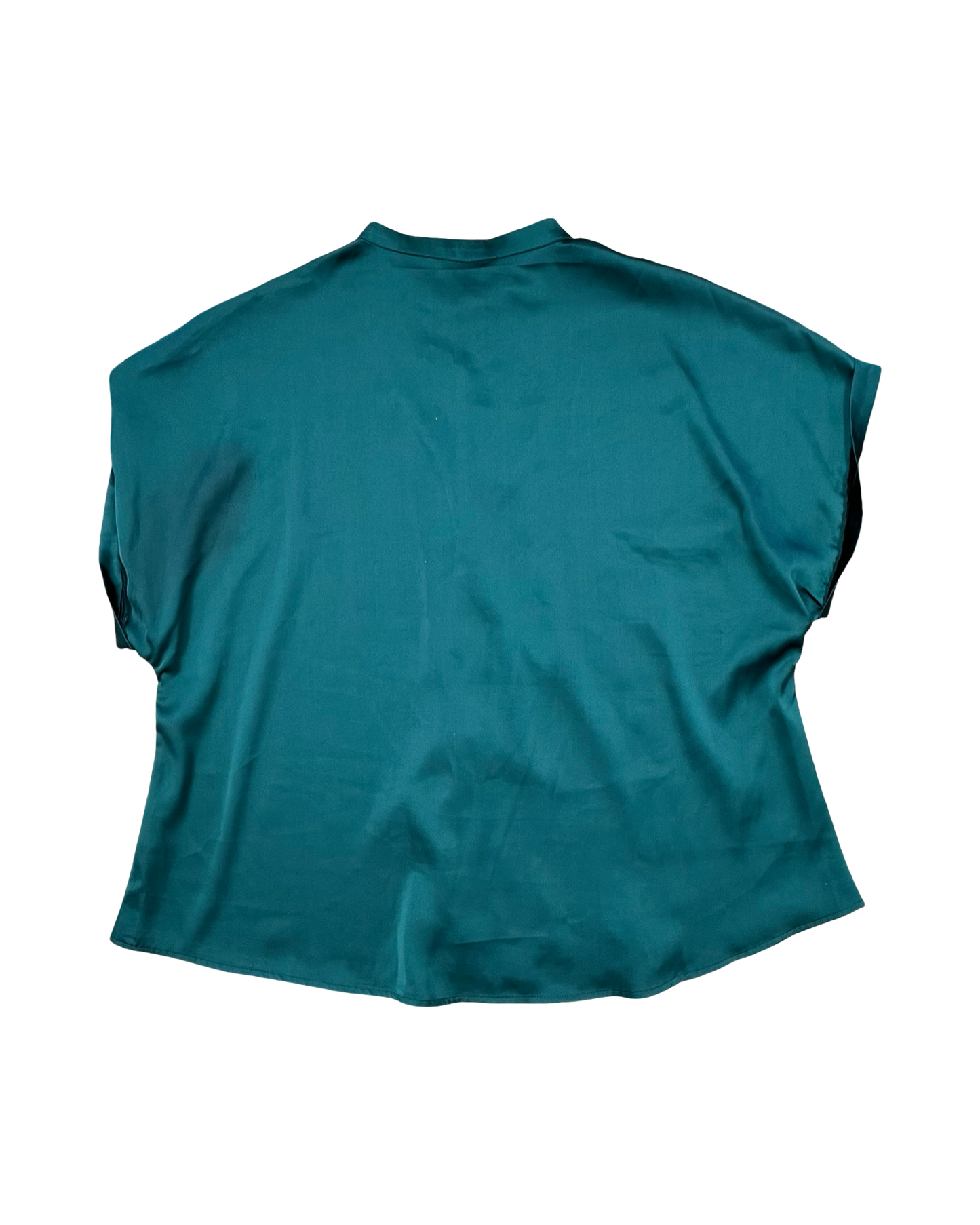 Blouse Ss By Shein In Green, Size:2X