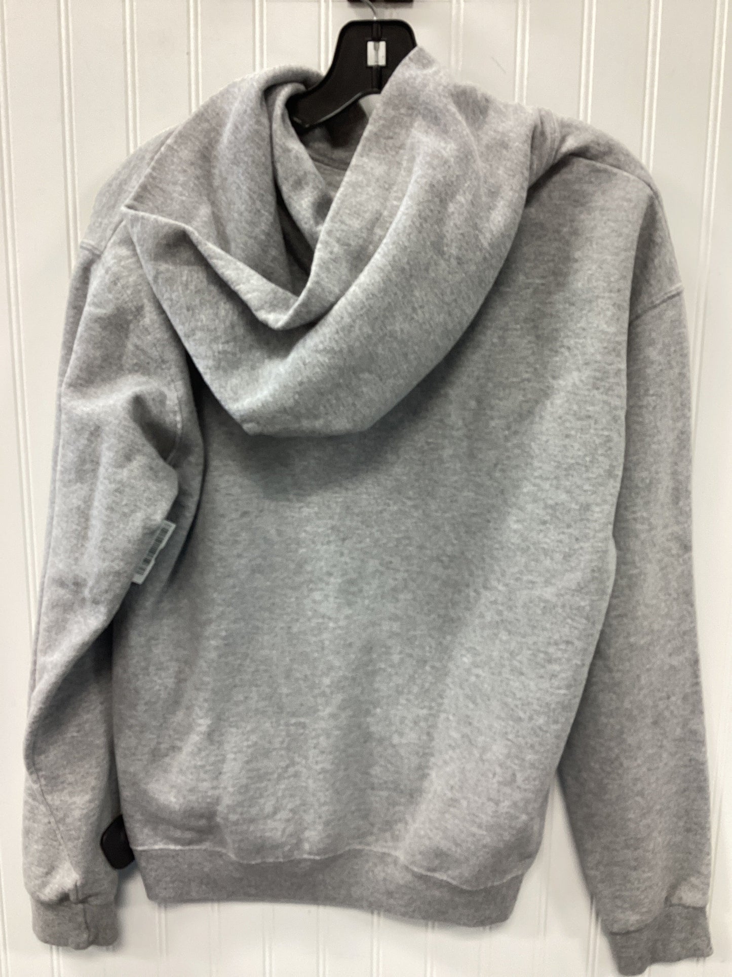 Sweatshirt Hoodie By Jerzees In Grey, Size:M