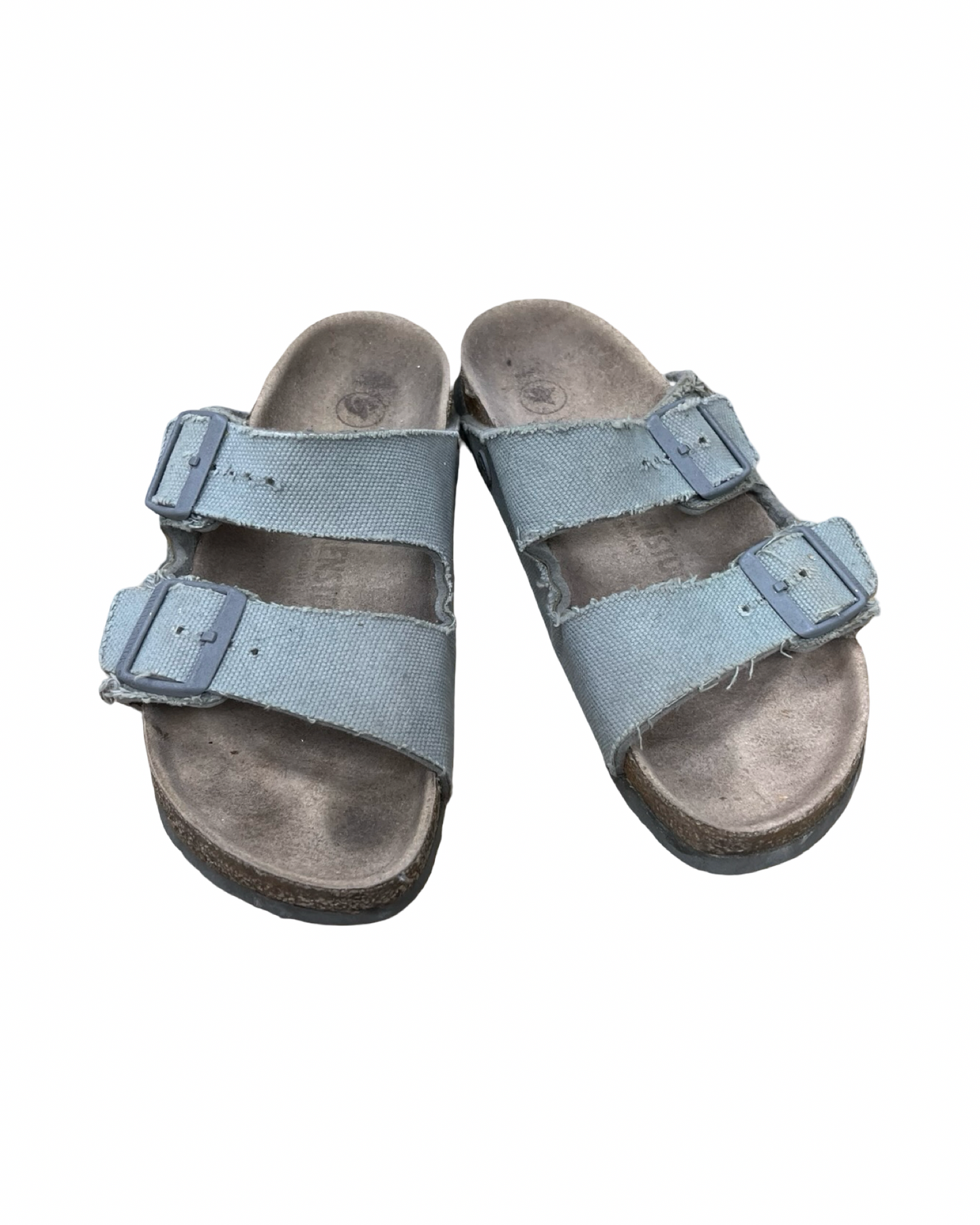 Sandals Flats By Birkenstock In Green, Size:7