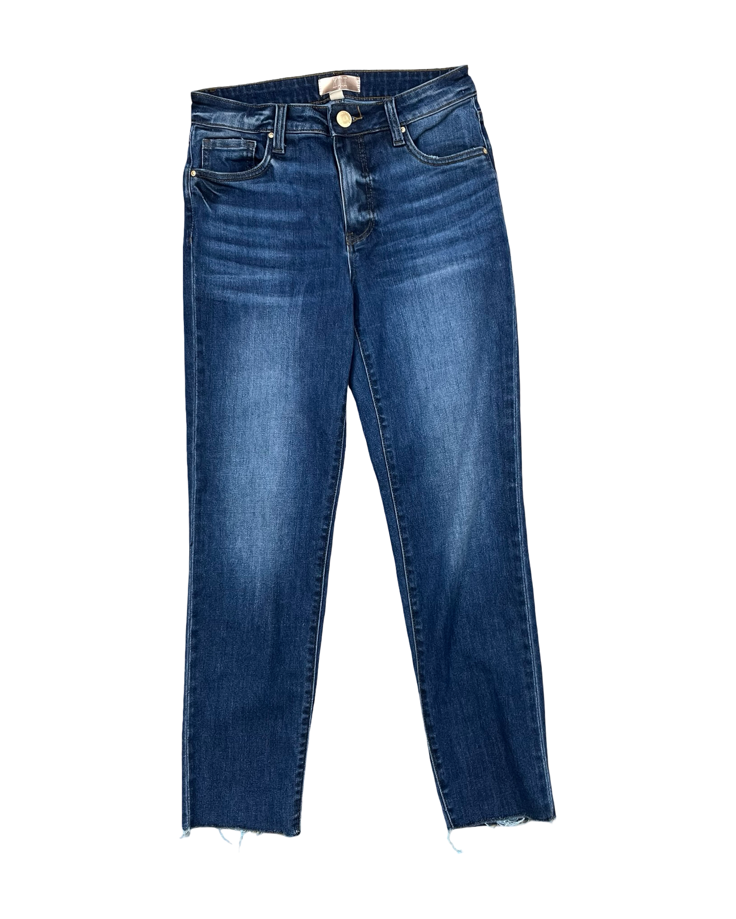 Jeans Straight By Kut In Blue Denim, Size:0