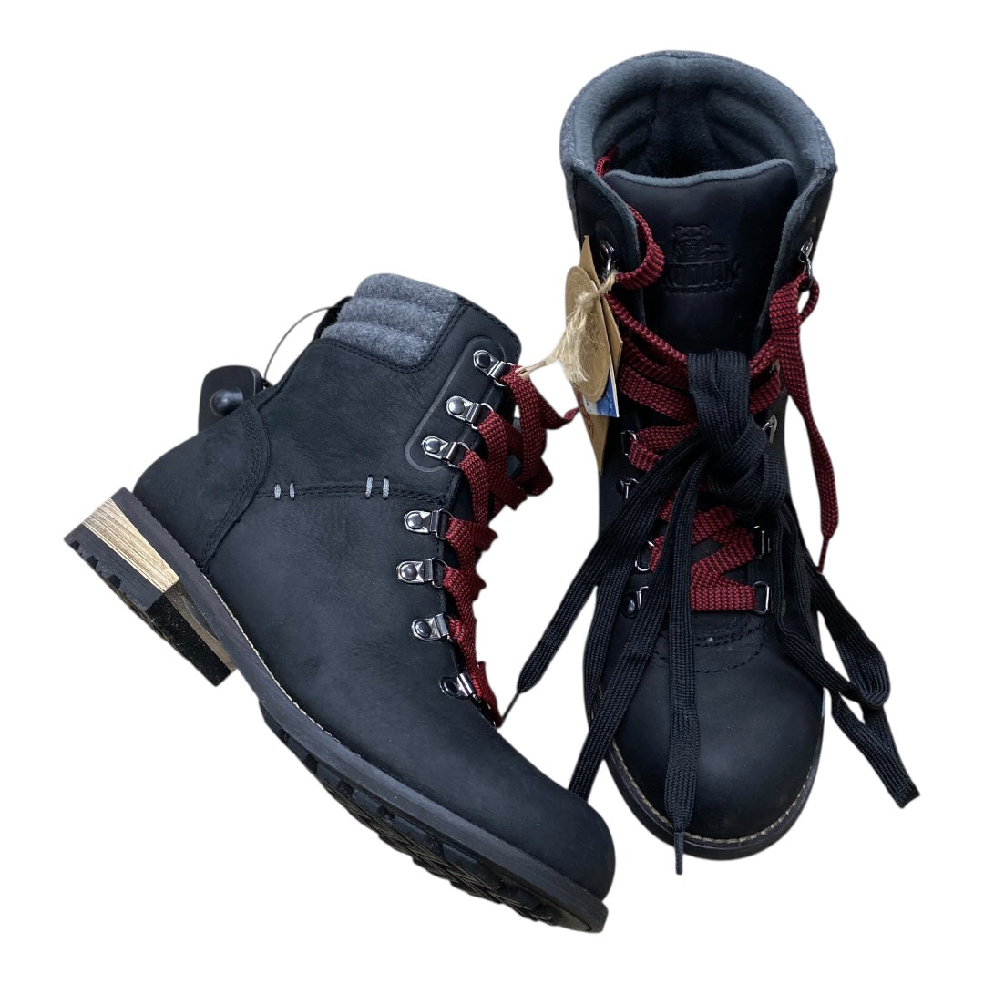 Boots Snow By Cmb In Black & Grey, Size:8.5