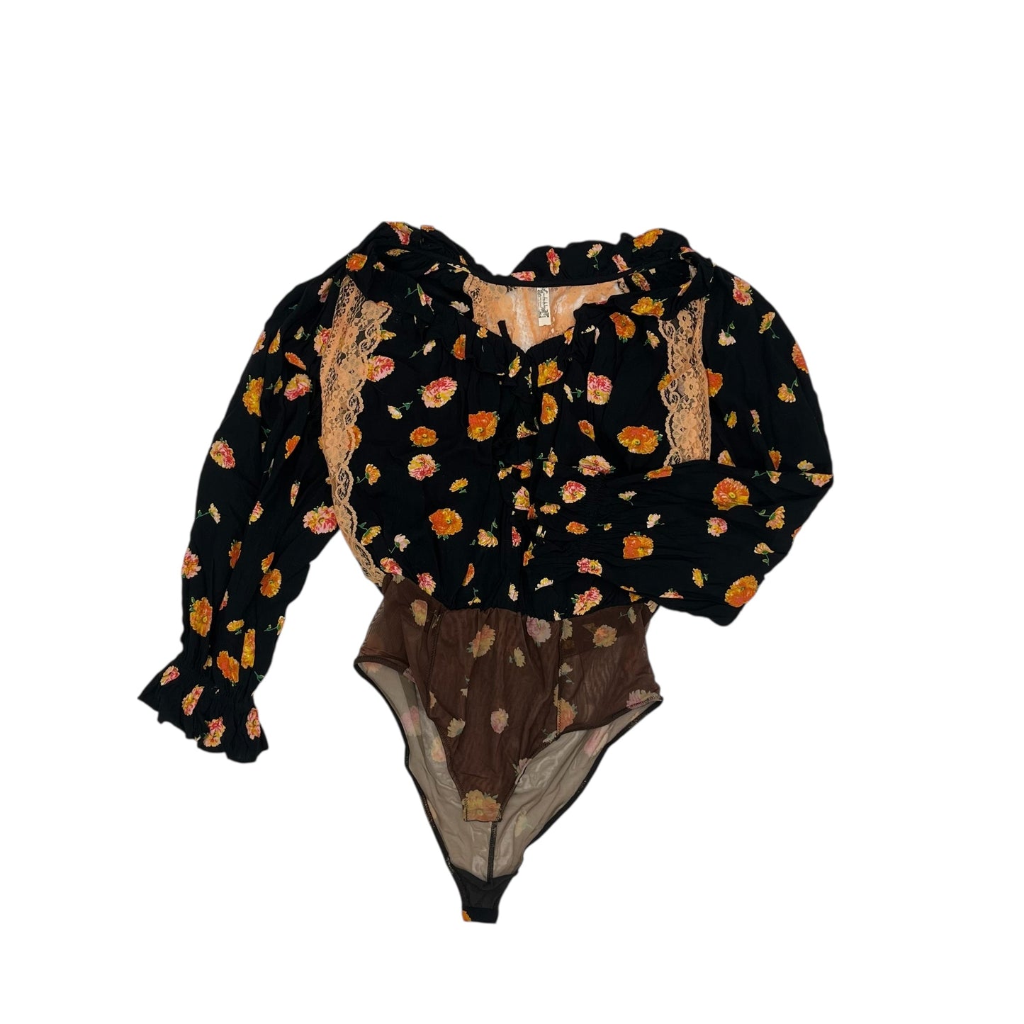 Bodysuit By Free People In Black, Size:M