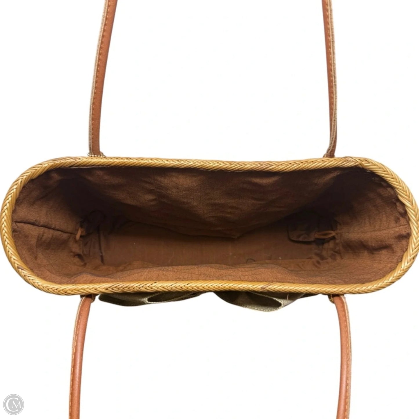 Charlotte- Fluffy Bow - Gold Charm Bag By Lisi Lerch Bosom Buddy Bags, Size: Large