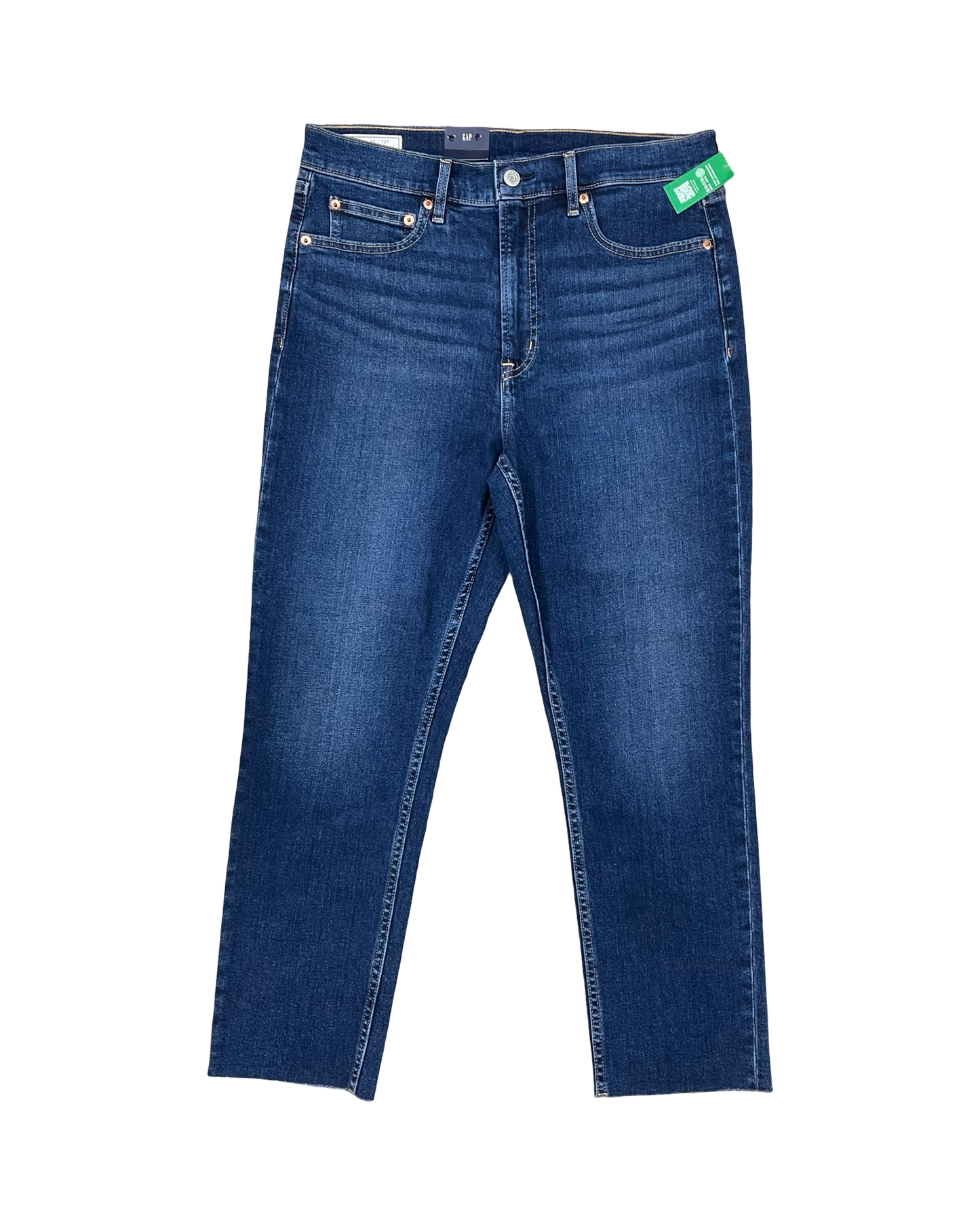 Jeans Straight By Gap In Blue, Size:12