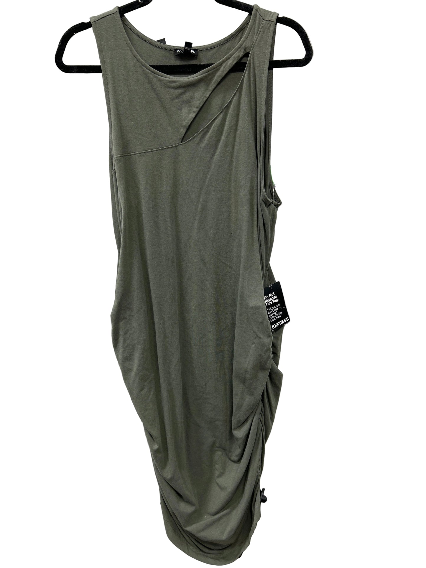 Dress Casual Maxi By Express In Green, Size:Xl