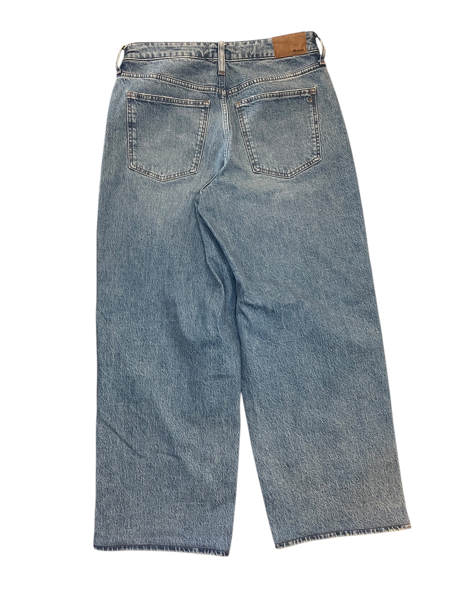 Jeans Wide Leg By Madewell In Blue Denim, Size:8